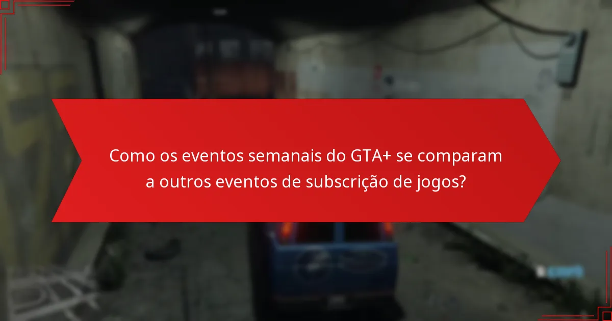 Como podem os jogadores participar nos eventos semanais do GTA+?